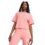 Puma 68503018 Pembe Class Relaxed Crop Kadın Günlük Stil T-Shirt