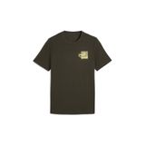 Puma 68803470 Yeşil Graphic TEE Erkek Günlük Stil T-Shirt