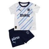 Puma 77537202 Beyaz Fenerbahçe 2024/25 Dış Saha Çocuk Futbol Eşofman Takımı