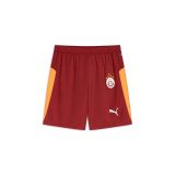 Puma 77982301 Galatasaray 2025/2026 İç Saha Parçalı Kırmızı Futbol Erkek Şort