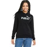 Puma 84909651 Ess+ Metallic Logo Hoodie Siyah Günlük Kadın Sweatshirt