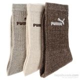 Puma 883296-09 Gri Sport Outlets Chestnut Unisex 3 Renk Çorap