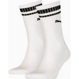 Puma 90794402 Crew Heritage Stripe 2P Beyaz 2'li Unisex Çorap