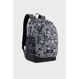 Puma Academy Aop Desenli Ayarlanabilir Omuz Askılı Unisex Sırt Çantası 09115008 SİYAH-BEYAZ