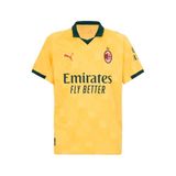 PUMA ACM 3rd Jersey Replica Unisex Yetişkin Forma, Sunny Yellow-Dark Myrtle, L