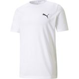 Puma ACTIVE SMALL LOGO TEE Beyaz Erkek Kısa Kol T-Shirt - 2XL - Kırık Beyaz