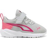 Puma All-Day Active AC+ Inf GRI Koşu Ayakkabısı Kız Çocuk Nefes Alabilir Yapı ile Günlük Kullanıma Uygun - Gri - Pembe
