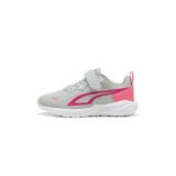 Puma All-Day Active AC+ PS Coo Gri Kız Çocuk Koşu Ayakkabısı