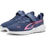 Puma All-Day Active Ac+ Ps Inky Blue-Strawberry Burst Erkek Çocuk Ayakkabı Düz Tabanlı Konforlu - Mavi