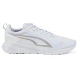 Puma All-Day Active Spor Ayakkabı Siyah Düz Taban Nefes Alabilir Tekstil Malzeme ile Konforlu Tasarım - Beyaz