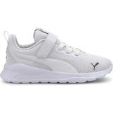 Puma ANZARUN LITE AC PS Beyaz Erkek Çocuk Spor Ayakkabı Hafif Kauçuk Taban ve Tekstil Malzeme
