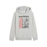 Puma Baskılı Erkek Çocuk Gri Sweatshırt 68514804-MID90S Hoodie TR B Light G
