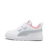 Puma Bebek Courtflex V3 SpaceBelle V Sneaker, Beyaz, 22 Numara