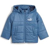PUMA Bebek Kapüşonlu Şişme Mont Erkek Kesim Kalıbı Mavi Renk ve Desensiz Tasarım