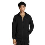 PUMA Better Essentials erkek kapüşonlu kazak, boydan boya fermuarlı, ter, Puma Siyah, S