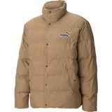 Puma Better Polyball Puffer Toasted Erkek Mont - XL - Kahverengi