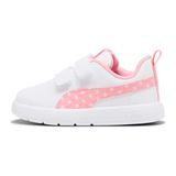 Puma Beyaz Bebek Yürüyüş Ayakkabısı Courtflex V3 Dotty V Inf P, 26, 398759, White Pinkscape Silver Mist Pi, Üniseks bebek