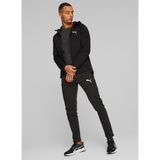 Puma Bisiklet Yaka Düz Siyah Erkek Eşofman Üstü 68180301-EVOSTRIPE Fz Hoodie Dk - 9 - 10 Yaş