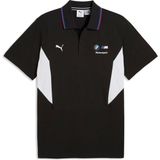 Puma Bmw M Motorsport Erkek Polo Tişört L Beden Geri Dönüştürülmüş Pamuklu Rahat Tasarım - Siyah