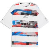Puma Bmw M Motorsport Lıfestyle Erkek Geniş Kesim Tişört - Puma White