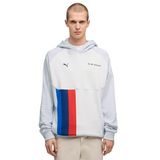 Puma Bmw M Motorsport Pumatech-X Erkek Kapüşonlu Sweatshırt,Silver Mist Xl