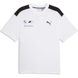 Puma Bmw M Motorsport Replıca Drıvers Erkek Geniş Kesim Tişört - XL - Puma White
