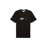 Puma Bmw Mms Car Graphic Erkek Siyah Günlük Stil T-Shirt 63062401