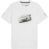 Puma Bmw Mms Ess Graphic Tee Erkek Beyaz Tişört 63489902 - L