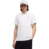 Puma Bmw Mms Essentials Erkek Beyaz Günlük Stil Polo Yaka T-Shirt 63490002