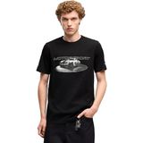 Puma Bmw Mms Essentials Graphic Erkek Siyah Günlük Stil T-Shirt 63718801 - XL