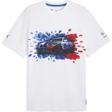 Puma BMW MMS Graphic Tee Mono Beyaz Erkek Kısa Kol T-Shirt