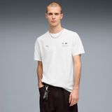 Puma Bmw Motorsport Essential Logo Erkek Beyaz Tişört (634897-02)