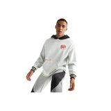 PUMA Boroughs Erkek Kapüşonlu Basketbol Sweatshirt Light Gray Heather-PUMA Black XL