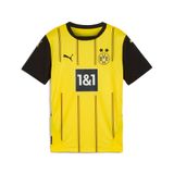 PUMA BVB Home Jersey Replica Jr Erkek/Unisex Forma, Faster Yellow-PUMA Black, 5-6YAŞ