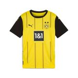 PUMA BVB Home Jersey Replica Jr Erkek/Unisex Forma, Faster Yellow-PUMA Black, 7-8 YAŞ