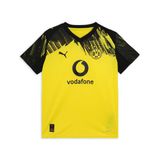 PUMA BVB Home Jersey Replica Jr Unisex Çocuk Forma, Faster Yellow-PUMA Black, 7-8 YAŞ