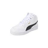 Puma CA Pro Mid Sneakers White Black Unisex Yetişkin Spor Ayakkabı