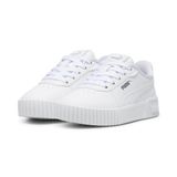 Puma Carina 2.0 Holo 2.0 PS White-Mauve Mist-Silver Kız Çocuk Günlük Spor Ayakkabı