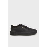 Puma Carina 3.0 Deri Logolu Sneaker Bayan Ayakkabı 40036502 SİYAH