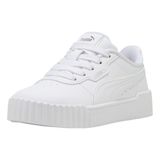 PUMA Carina 3.0 Holo 2.0 PS Kız Çocuk Spor Ayakkabı PUMA White-PUMA Silver 30