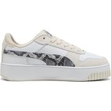Puma Carina Street Snake Chic Kadın Spor Ayakkabı Düz Taban Hafif ve Esnek Yapısı ile Günlük Kullanıma Uygun - Siyah
