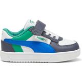 Puma Caven 2.0 Block Ac+ Beyaz Erkek Çocuk Spor Ayakkabı Nefes Alabilir Yapı ile Rahat - Beyaz - Mavi - Gri