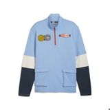 Puma Childhood Dreams Erkek Mavi Dik Yaka Sweatshirt
