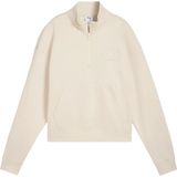 Puma Class Half-Zip Crew Kadın Bej Sweatshirt Kadın Sweatshırt 688138