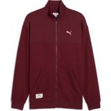 Puma CLASS Pinnacle Track Bordo Erkek Fermuarlı Sweatshirt