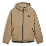 Puma Classics Padded Erkek Kahverengi Kapüşonlu Mont