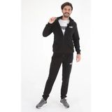 Puma Clean Sweat Suit Erkek Siyah Günlük Stil Eşofman Takım 58584001