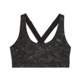 PUMA Cloudspun Bra AOP - Mid Kadın Sütyen, PUMA Black, L