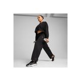 Puma Cloudspun Crossover Crew Kadın Siyah Sweatshirt