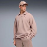 Puma Cloudspun Erkek Bej Polo Sweatshirt (528459-88)